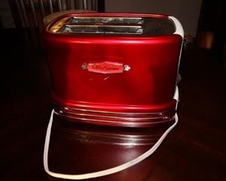 $12. Retro Series red toaster.