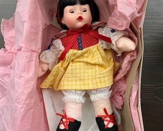 $45. Madame Alexander "Snow White Huggums" soft body, 12.5 inches long.