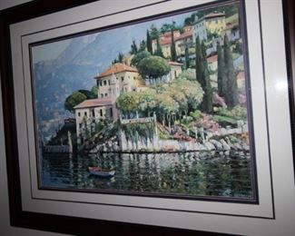 $75. Behrens framed Lithograph. 42x33. One of three.