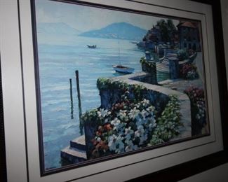 $75. Behrens framed Lithograph. 42x33. One of three.