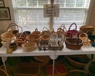 baskets-various sizes1-15 dollars
