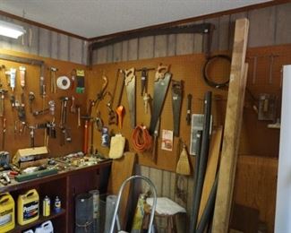 Cross cut saw, hand saws, and other hand tools