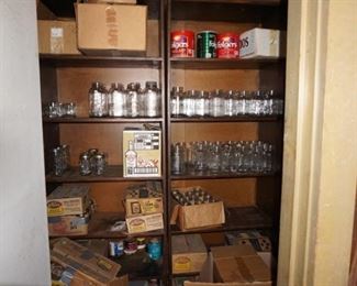 Canning jars quarts & pints