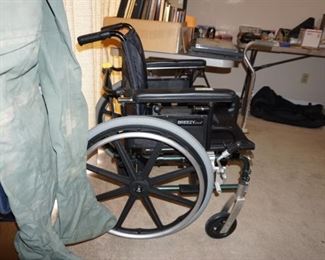  $125  Breezy Ultra wheel chair, barely used . Metallic dark green                                                                                               
 LL Bean sock waders