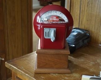 Fine-Time-Banking parking meter bank, like new in working condition  $95