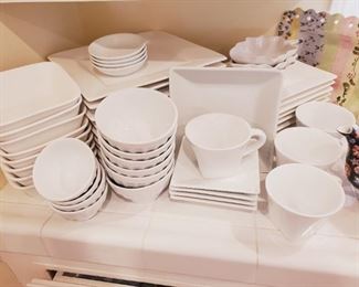 Everyday White set of dishes
