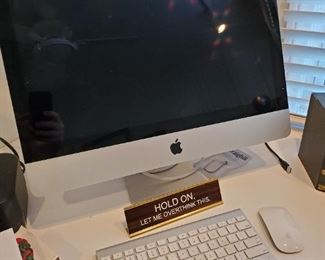 Apple A1311 iMac Computer, keyboard, mouse