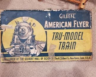 Gilbert American Flyer Tru-Model Trainset (engine and cars only)