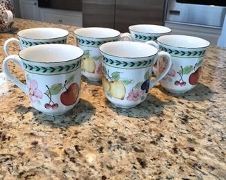 Villeroy & Boch, 6 coffee mugs, $25