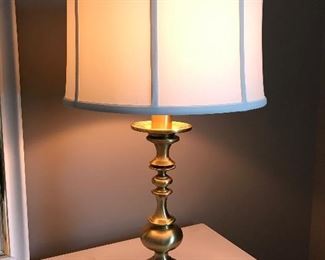 Stiffel brass lamp, 30.5"H, $55