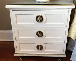 Pair of American by Martinsville nightstands, 23"W x 21"D x 18"W, $295 each