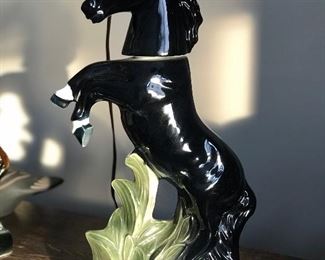 Jim Beams Trophy Black Horse Decanter 13 3/4 " Tall, Great Condition no marks. Empty Bottle! Was $35, NOW $20