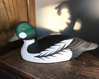 Hornick Bros Stoney PointDuck decoy, signed Raymond Hornick 1980,  12"W,  Was $45, NOW $30
