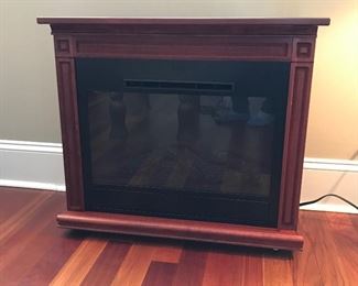 Portable fireplace/heater, 29"H x 26"W x 9"D,  Was $75, NOW $38
