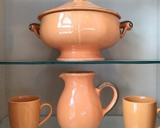 Home soup carafe, was $12, NOW $7;  Home pitcher and 2 mugs, was $10, NOW $6