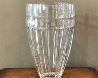 Waterford Marquis vase, 12"H, $20