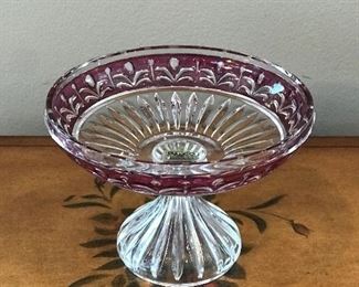 Enesco glass candy dish, 6"W x 4"H, Was $12, Now $6