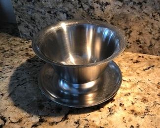Small stainless bowl, 6",  $4