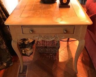 1 of 2 end tables, 26" x 26" x 2'H,  $75