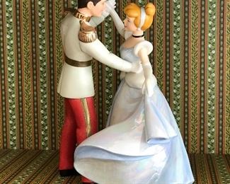 Cinderella & Prince Charming, 9"H, $55