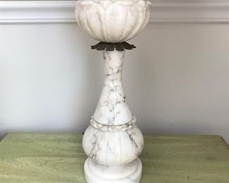 Additional view of marble lamp