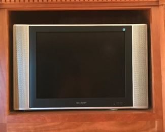 Sharp TV w/ remote, 24" x 16",  $65