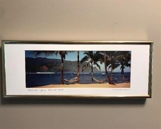 "Bali Hai from Pinacle Hotel" picture, 16 x 6.5",  was $25, NOW $15