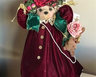 Apple Whimsey Bear, 18"H,  was $75, NOW $35