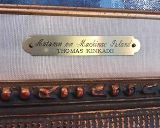 Autumn on Mackinac Island plaque