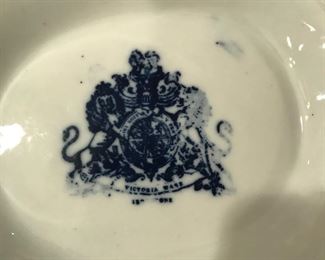 Stamp on bottom of serving dish