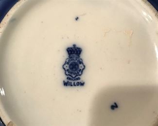 Bottom stamp on Willow bowl
