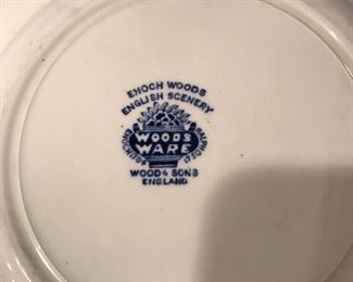 Stamp on Enoch woods bowl