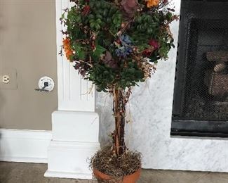 Floral topiary, 27" H, was $24, NOW $12