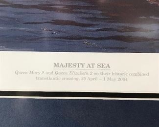 Description of Majesty at Sea print
