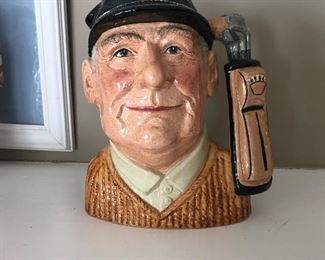 Royal Doulton golfer,  was $16, NOW $9