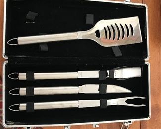 Barbecue set in case,  $15