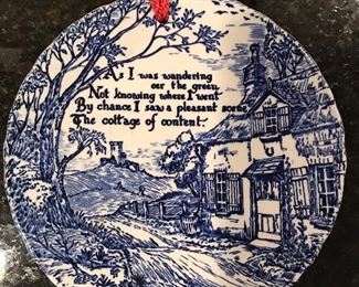 Crownford decorative plate, Staffordshire, England, $6  