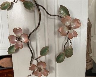 Bovano of Chesire metal floral, $75