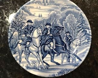 Liberty Blue 4" plate, was $3, NOW $1.50