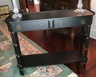 Black sofa table, 36"W x 11"D x 29"H, was $145, NOW $99