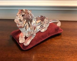 Swarovski Crystal Inspiration Africa Lion 1995, $100