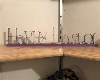 Metal Happy Easter sign, 24",  was $7, NOW $4