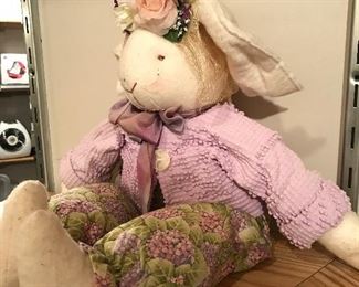  Vintage Bonnie Sewell Design rabbit, 24"L,  was $20, NOW $10