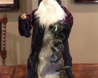 Tall Santa, silver gown, 23"H,  Was $45, NOW $25