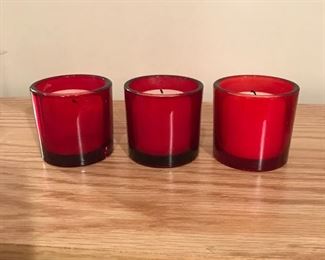 additional view of red candle holders