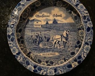 Straffordshire Ware Mackinac Island candy dish, $8
