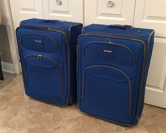 Pair of Delsey luggage on 2 wheels, 30",  $35 each