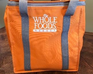 Whole foods Market bag w lid closure, 13 x 13 x 8"D,  $5