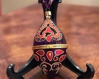 Waterford Holiday Ornament, Maharaja Masterpiece AMETHYST LTD. EDITION, 786/5000;  6.5"H,  was $35, NOW $20