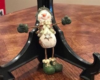 Spring snowman ornament, was $3, NOW $1